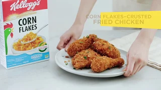 Kellogg's Corn Flakes-Crusted Fried Chicken