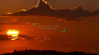 Sunset Musings: Wisdom in the Golden Hour (4K/8K HDR 10+)
