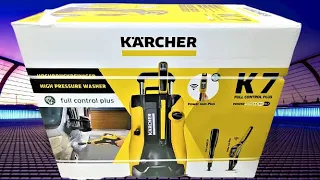 KARCHER K7 Full Control Plus Unboxing and Testing pressure washer