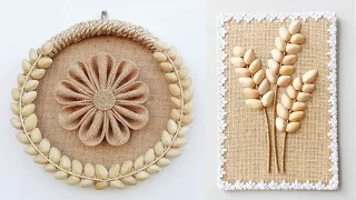 2 Amazing jute wall hanging Craft | Home decor idea with jute | Wall Hanging with waste materials