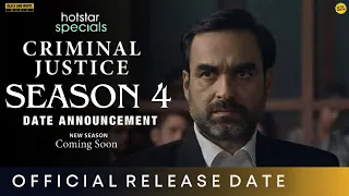 CRIMINAL JUSTICE SEASON 4 RELEASE DATE | Hotstar Special | Criminal Justice Season 4 Trailer