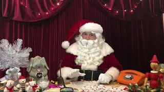 * Saludo de *Papa Noel por videollamada. Videollamada con *Santa Claus *quiero hablar con papa Noel