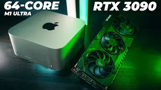 APPLE, Seriously??? Is This lying? 🤦‍♂️- 64-core M1 Ultra vs RTX 3090