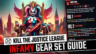 Suicide Squad Kill The Justice League - INFAMY GEAR SET PREVIEW!