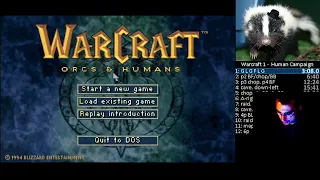 WarCraft 1 - Speedrun in 1:05:08 - Feb 3 2023 - Human Campaign - WarCraft: Orcs & Humans