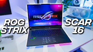 This Gaming Laptop is CRAZY! - 2023 ROG Strix Scar 16 RTX 40 Series Laptop Review