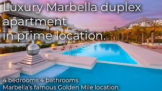 Luxury Marbella duplex apartment in prime location - €2,350,000