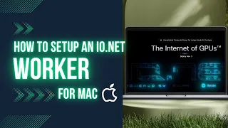 Setting up a Worker on io.net (Mac)