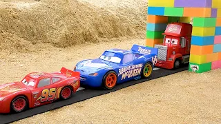 The cars transform when passing through the magic gate | Funny stories about toy cars | BIBO TOYS