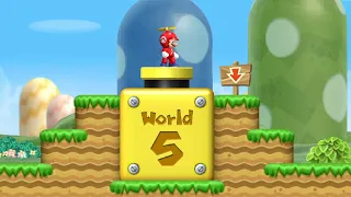 New Super Mario Bros. Wii - All Warp Cannons (2 Players)