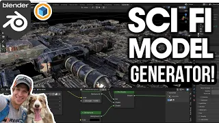 AMAZING Sci-Fi Model Generator for Blender - Simple Sci-Fi Pro!