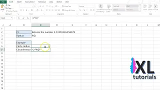 How To Use Pi In Excel