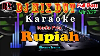 Dj Remix Dut Orgen Tunggal || Rupiah -  Rhoma Irama Karaoke Nada Pria || By RDM Official