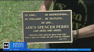 Plaque honoring local teen hero who died trying to save another removed by HOA