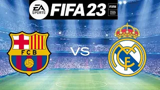 FC BARCELONA VS REAL MADRID | EL CLASICO | FIFA 23 | PS4 | GAMEPLAY