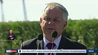 Lech Kaczyński na Westerplatte: Nie wolno ustępować imperializmowi