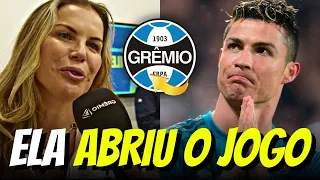 😱😍Minha NOSSA SENHORA! Veja o que a IRMÃ DE CRISTIANO RONALDO DISSE sobre o Grêmio! JÁ IMAGINOU?