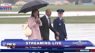 President Obama Doesn't Care About The Rain