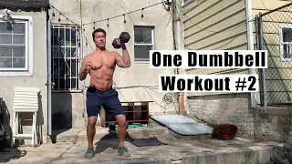 Day 12 | Home Tabata Workout - ONE DUMBBELL WORKOUT #2
