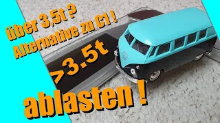 Ablasten und Gewicht vom Wohnmobil verringern! Mobil unter 3,5t Grenze bekommen! Für Führerschein B!