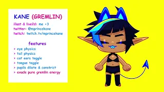 [Live2D Showcase] Gremlin Kane (Vtuber)
