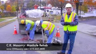 Vacuum Testing Manholes - Leaking or Not? -- a C.K. Masonry Company, Inc. production