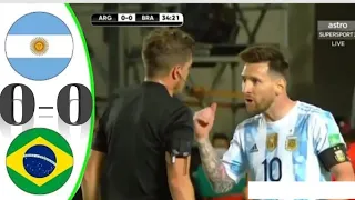 brazil vs argentina brazil 0 - 0 argentina football 2022