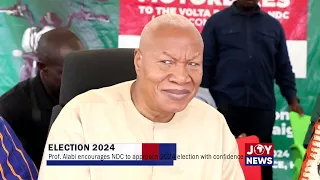 Election 2024: Prof. Alabi encourages NDC to approach 2024 election with confidence