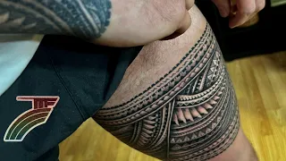 thigh | tauvae | tatau | samoa | Polynesia @samoanmiketatau