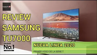 SAMSUNG TU7000 Smart TV Crystal UHD línea de TV 2020: Review en Español