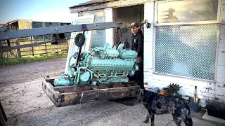 REMOVING THE 600 HP V12 ENGINE FROM MY LIVING ROOM..