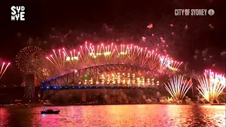 Sydney - New Years Eve Fireworks, ohňostroj 1. 1. 2024