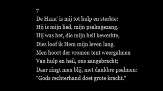 Psalm 118 vers 7 Garderen zingt.