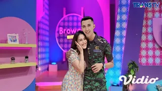 ayu tingting dan muhammad fardhana bikin baper satu studio brownies trans tv