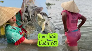 Giăng lưới bất ổn giăng kiểu này dính lẹo lưới luôn rồi mà nó lạ lắm #thanhgiangvlog