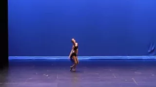 Sarah Bond 12 years old Contemporary Dance to Coldplay "Fix You"
