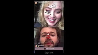 KATHRYN NEWTON AND ALEX FITZALAN LIVE INSTAGRAM 09/04/20