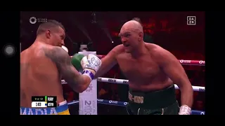 Knock-down. Usyk vs Fury