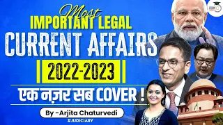 Most Important Legal Current Affairs Part 01 | Legal Current Affairs for Judiciary