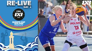 RE-LIVE | FIBA 3x3 Europe Cup Qualifier 2022 | Romania | Day 1/Session 1