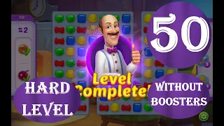 Homescapes Level 50 - [25 moves] [2022] [HD] solution of Level 50 Homescapes[No Boosters]