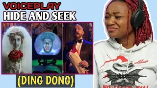 SPOOKY! Voiceplay "Hide And Seek (DingDong)" ft Lauren Parley - Reaction