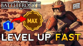 The FASTEST Way to Level Up in Battlefront 2 | 2023