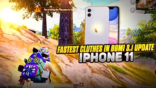 FASTEST CLUTCHES IN BGMI 3.1 UPDATE 💥 IPHONE 11 SMOOTH +EXTREME PUBG BGMI TEST 2024 ⚡️