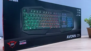 Trust Avonn Gaming Keyboard unboxing