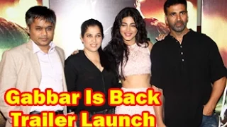 Akshay Kumar, Shruti Haasan at 'Gabbar Is Back' Trailer Launch | Shabinaa Khan