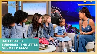 Halle Bailey Surprises Tiny “The Little Mermaid” Fans!