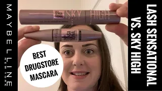 MAYBELLINE LASH SENSATIONAL VS. SKY HIGH MASCARA | BEST DRUGSTORE MASCARA REVIEW