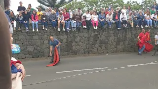 Terceira Island Azores Portugal town of Altares running of the bulls 6/6/2022