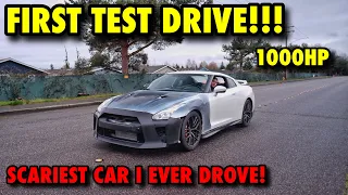Rebuilding A 1000hp Nissan GT-R From Auction! (Part 12) FIRST TEST DRIVE AND IM SPEECHLESS!!!